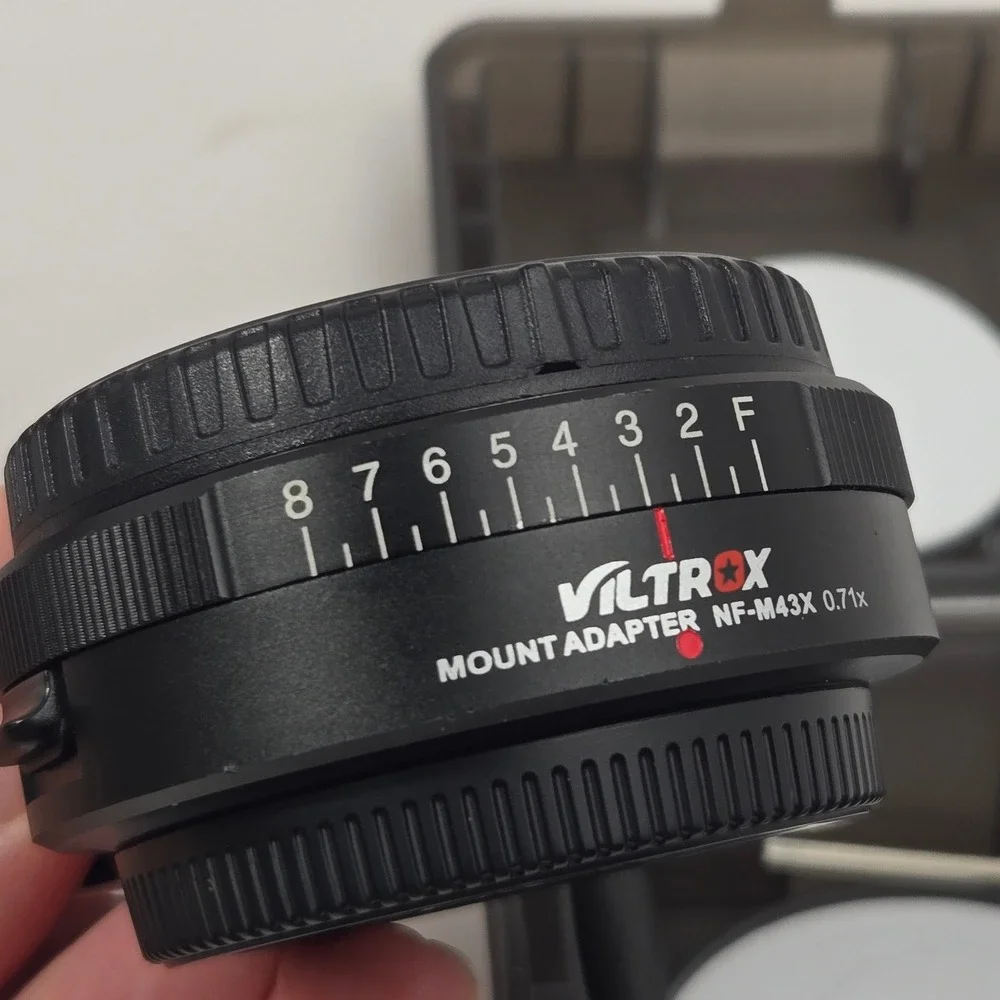 Viltrox NF-M43X 0.71x Speed Booster Focal Reducer Nikon F to Micro Four Thirds